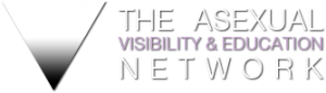 the asexual visibility and education network logo.
