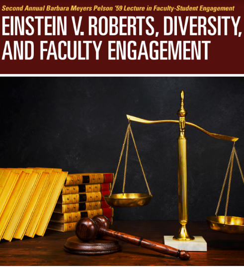 Einstein V. Roberts, Diversity, and Faculty Engagement link to webpage