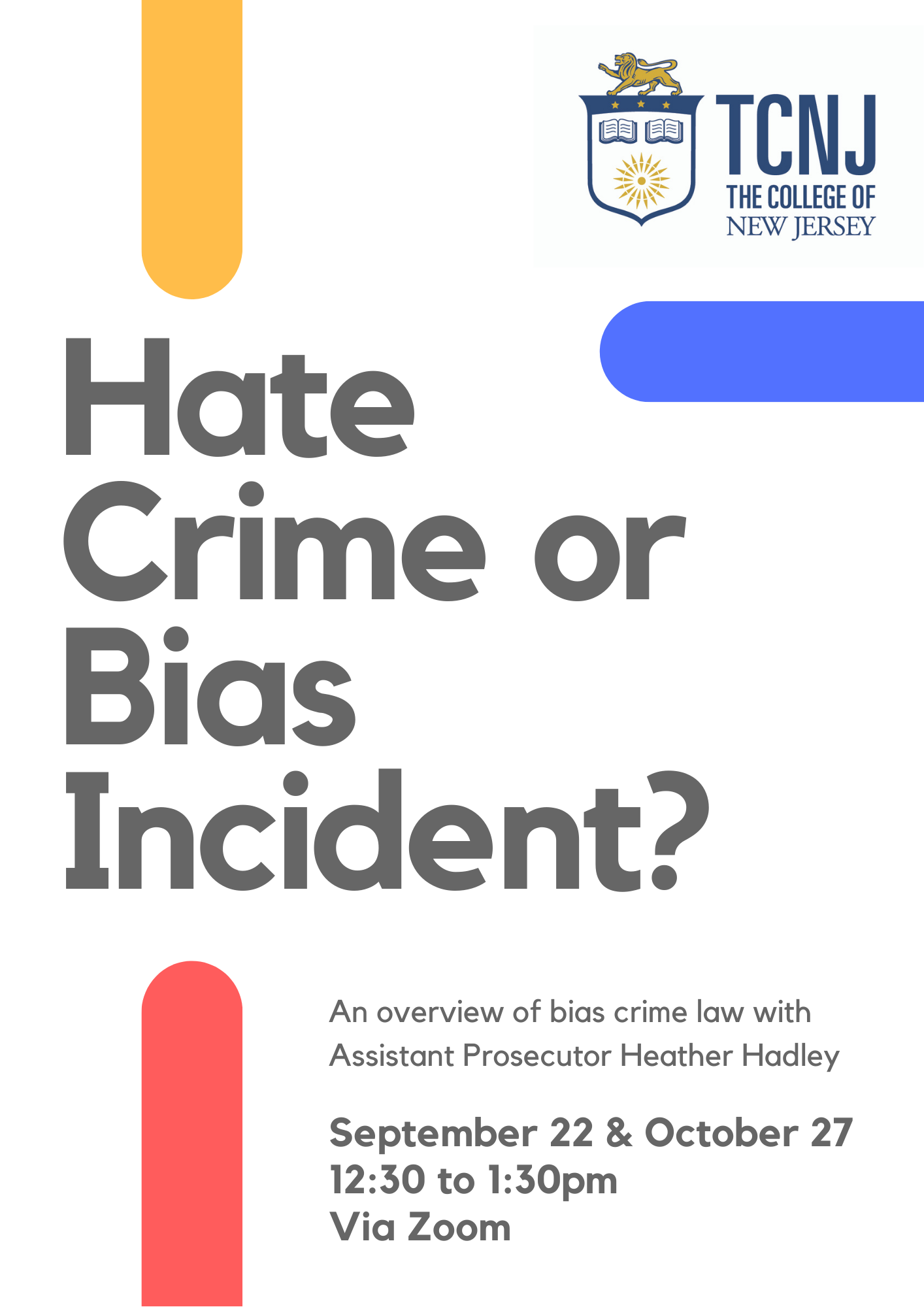 Hate Crime or Bias Incident? link to webpage