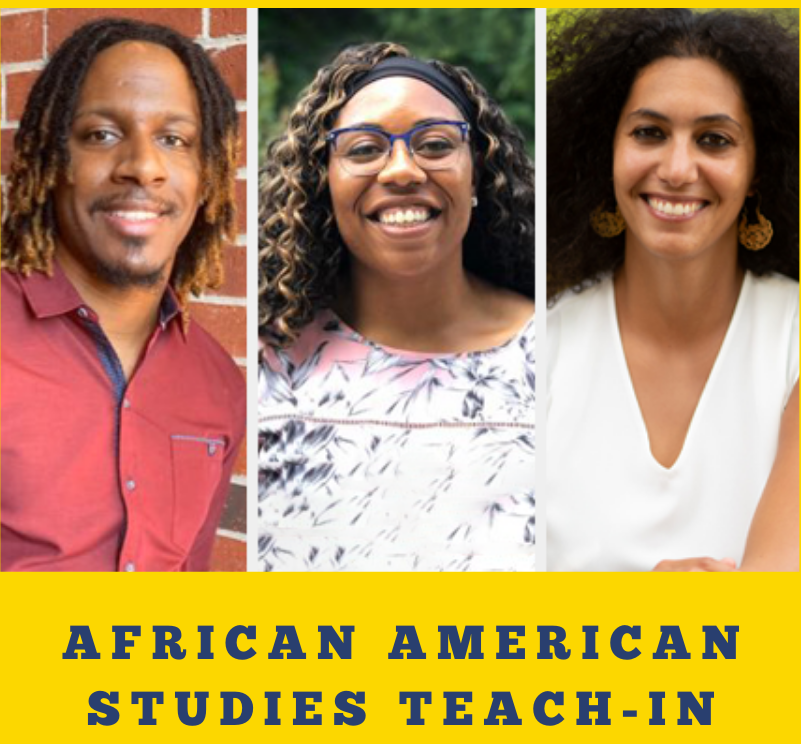 African American Studies Teach-In 2021 link to webpage