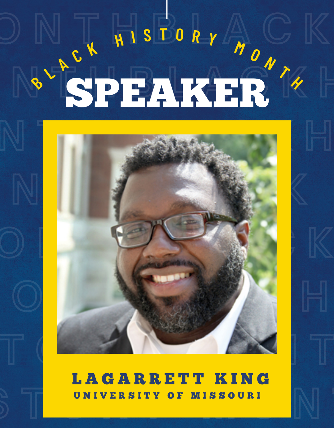 “Towards a Black Historical Consciousness for Black History” with LaGarrett King link to webpage